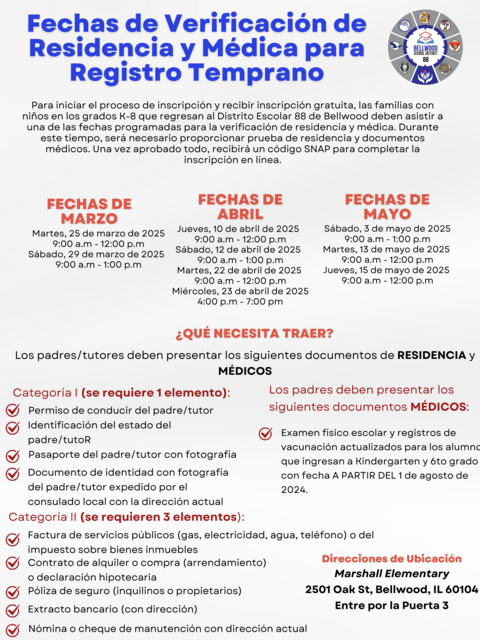 Registration info